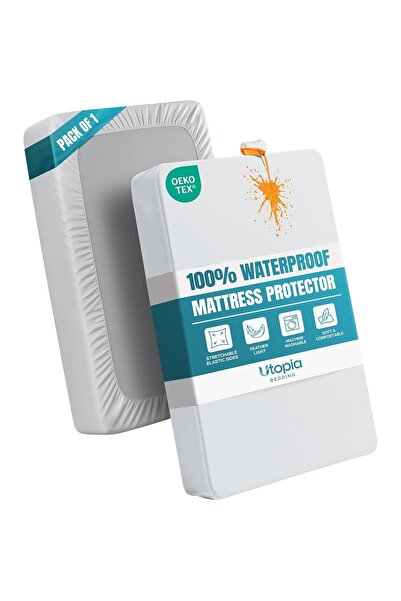 Dotail Utopia Bedding Αδιάβροχο Προστατευτικό Στρώματος, 150 x 200 εκ., για σ...