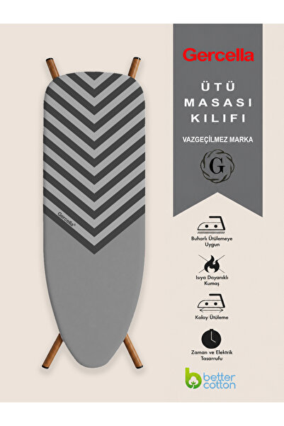 GERCELLA PRO SEVEN HİLL (XXL BEDEN) (60X162 CM ) ÜTÜ MASASI KILIFI