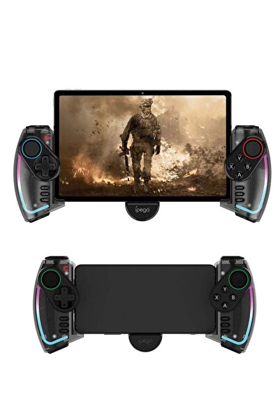 ipega PG-9777SH Wireless RGB Mechanical Game Controller – Compatible with iPhone 15/14/13/12 (iOS 13.0+ MFI), Android Smartphones/Tablets (6.0+), PC, Nintendo Switch & PS3 | Linear Motor Vibration, Tu