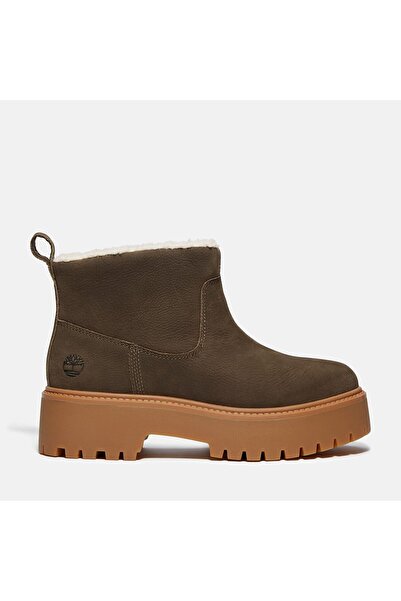 Timberland Stone Street Mid Warm Lined Boot Women's Brown2 Boots