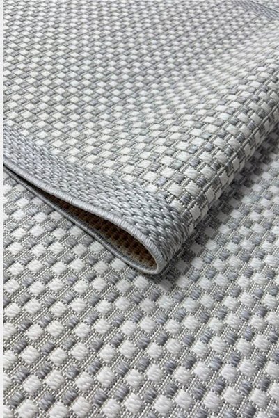 Anatolian Carpet Store Sisal Dokuma Hav Vermez, Leke Tutmaz, Robot Süpürgeye Uygun Modern Gri Halı