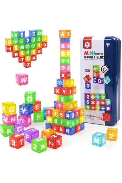OEM Magnetic block set MINI Travel version letters, numbers and arithmetic op...