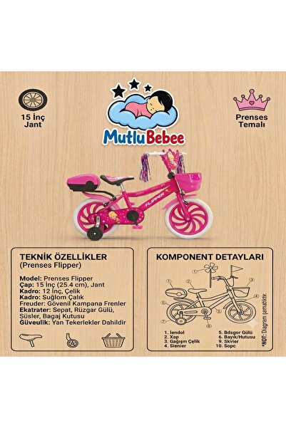 BİSİKLET ÖZLER 15 CANT BİSİKLET -PEMBE