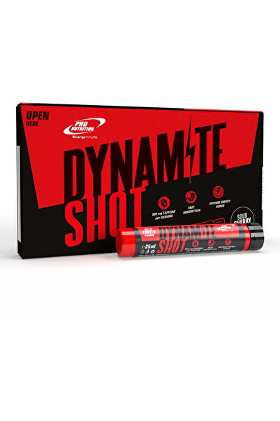 Pro Nutrition Monodoze energizante pre-workout, Dynamite Shot Sour Cherry 10 ...