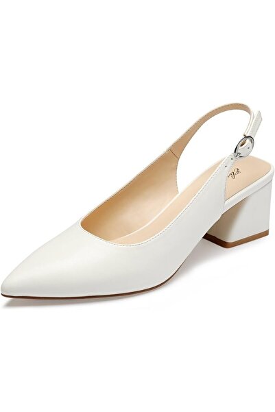 Dotail Women's Shoes, Size 38, Slingback, 6 cm Thick Heel, Adjustable Strap w...