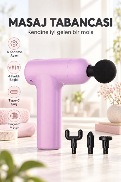 MO DOU Profesyonel Masaj Tabancası Şarjlı Massage Gun Mini Sporcu Masaj Aleti...