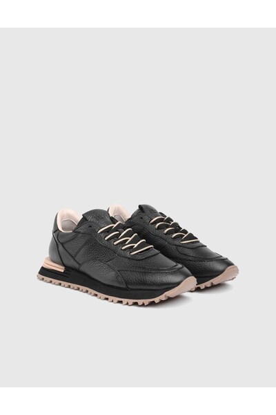 İLVİ Ballatria Hakiki Floter Deri Kadın Krem Sneaker