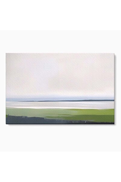 Luxcanva Tablou Canvas Orizont 70x50 cm pe Sasiu Lemn Living Peisaj Campie