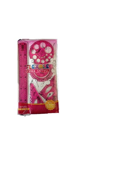 Mikro Esnek Cetvel 5 Li Çizim Seti Pembe