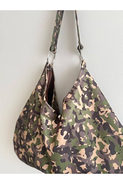 MUTE BAG Kamuflaj Desen / kamuflaj Desen Omuz Çantası (28*49)