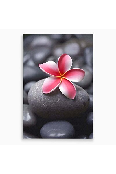 Luxcanva Tablou Canvas Flower Spa 70x100 cm pe Sasiu Lemn Room Relaxare Floar...