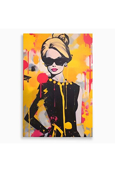 Luxcanva Tablou Canvas Model Art 100x70 cm pe Sasiu Lemn Dressing Femeie Sexi