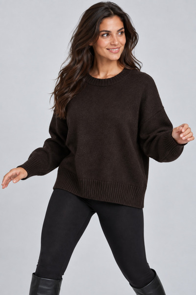 ABBRA Women's Long Sleeve Knit Sweater
