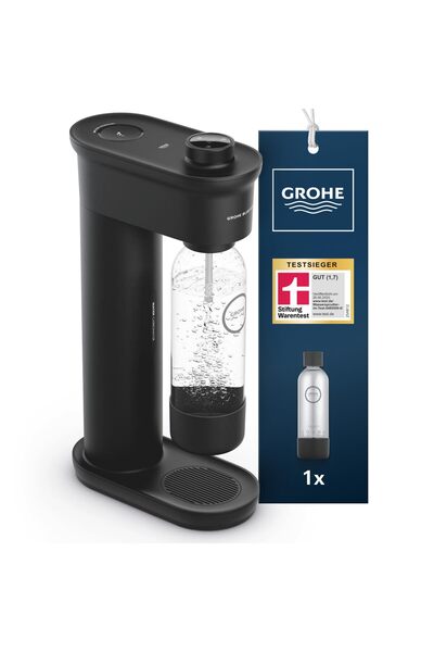Grohe Blue Fizz, soda makinesi başlangıç seti (3 ayarlanabilir maden suyu sev...