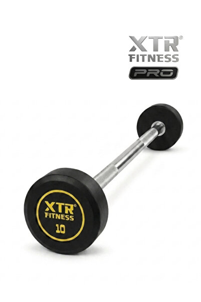 XTR Fitness Barbell Düz Sabit 10 kg Bar 1 Adet — Yüksek Kalite Dayanıklı Çeli...