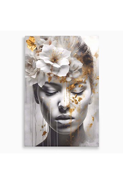 Luxcanva Tablou Canvas Chip Infloritor 100x150 cm pe Sasiu Lemn Living Fata F...