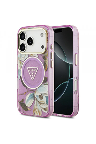 Guess Θήκη MagSafe για Apple iPhone 18 Pro / 17 Pro, Guess, IML Μεταλλικά Γκλ...