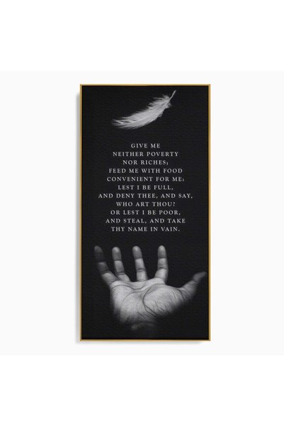Luxcanva Tablou Canvas Echilibrul Vietii 70x140 cm cu Rama Auriu Spiritual Sm...