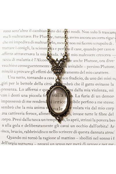 Choice YA4011 Gothic Vintage Magnifying Glass Pendant Necklaces for Women Ste...