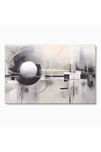 Luxcanva Tablou Canvas Non-Culori 100x70 cm pe Sasiu Lemn Room Abstract Sfera