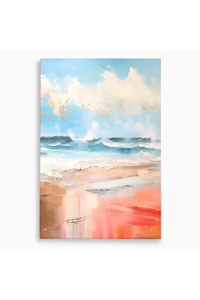 Luxcanva Tablou Canvas Sea Abstract 40x60 cm pe Sasiu Lemn Dormitor Decorativ...