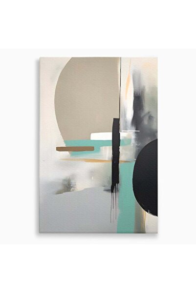 Luxcanva Tablou Canvas Abstract Circular 70x100 cm pe Sasiu Lemn Room Forme D...