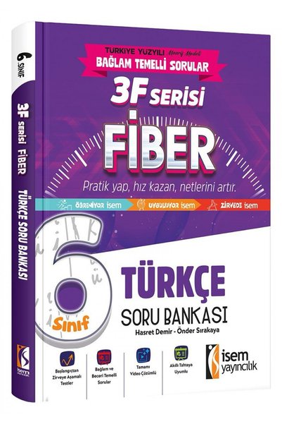 İsem Yayıncılık İsem 6. Sınıf Fiber Türkçe Soru Bankası