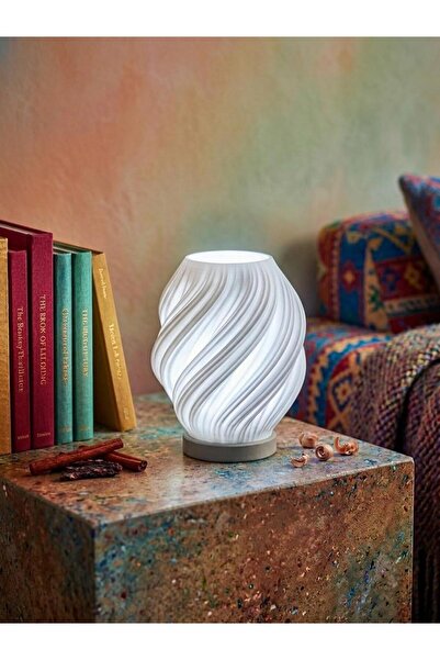 Genel Markalar 3D Baskı Spiral Tasarım LED Gece Lambası | Modern Dekoratif Ma...