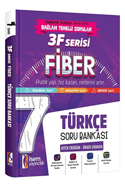 İsem Yayıncılık İsem 7. Sınıf Fiber Türkçe Soru Bankası