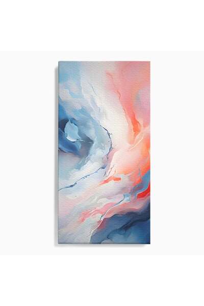 Luxcanva Tablou Canvas Pink Contrast 50x100 cm pe Sasiu Lemn Dormitor Decorat...