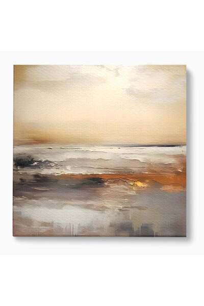 Luxcanva Tablou Canvas Valurile Marii 50x50 cm pe Sasiu Lemn Natura Primavara...