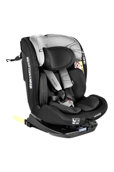 Moni Scaun Auto Vamos Gray I-Size, ISOFIX+Top Tether, 360°, SPS, 13 Poziții, ...