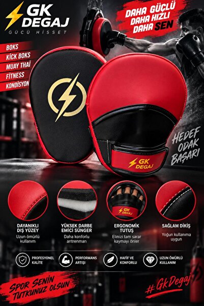 GK DEGAJ Boks Lapası Çift Ellik Boks Elliği Boks Lapa Kick Boks Muay Thai Tae...