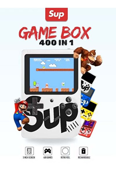 SUP 400 in 1 Mini Handheld Gaming Console Portable Retro Game Player with 3 I...