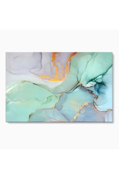 Luxcanva Tablou Canvas Colored Marble 100x70 cm pe Sasiu Lemn Relaxare Living...