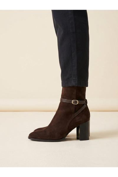 MARCO ROCCO Genuine Leather Suede Zippered Boots Women's Shoes