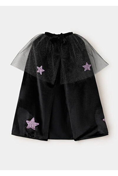 MANGO Kids Yıldızlı kadife panço