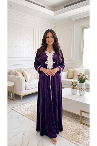alqarat Solaf Velvet | Contemporary Winter Jalabiya