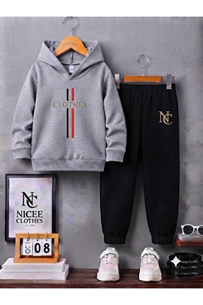 NC Nicee Clothes SET TRENING COPII UNISEX (ÎMBRĂCĂMINTE CU IMPRIMARE DUBLURI ...