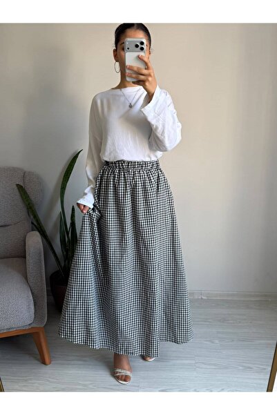HEWANK Women's Lined Long Skirt