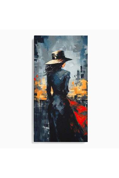 Luxcanva Tablou Canvas Privind spre Necunoscut 70x140 cm pe Sasiu Lemn Oras V...