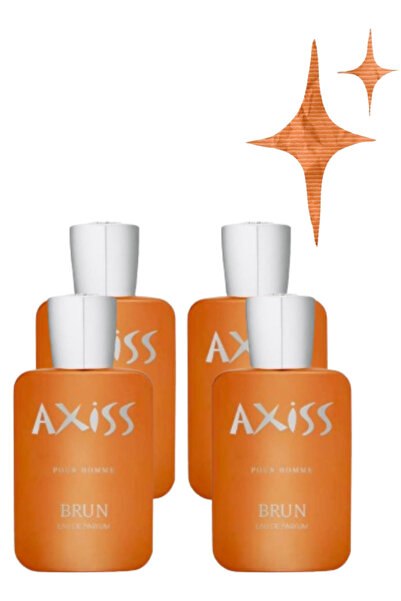 trı 4 Pieces Axiss Pour Homme Brun Perfume 100ML