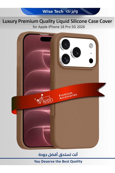 Wtech Apple iPhone 18 Pro 5G 2026 Luxury Premium Quality Liquid Silicone Case...