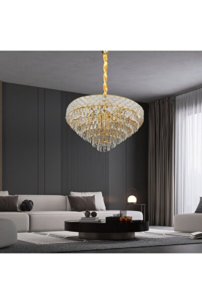 Hummer | Chandelier | Gold | E14 Base 15 Lamps | 80 cm diameter