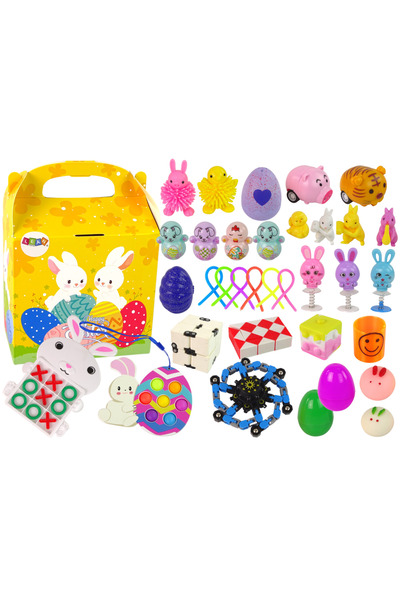 LEAN Set de jucării fidget anti-stres de Paște, 36 de piese