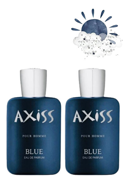 trı 2 Pieces Axiss Pour Homme Blue Perfume 100ML