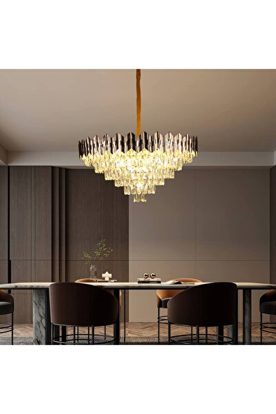 Hummer Modern Ceiling-Mounted Chandelier | Gold Body | 15-Light E14 Base