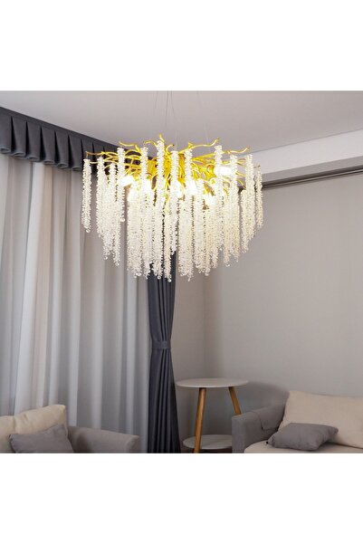 Hummer | Modern Pendant Chandelier | 13 x E14 Bulb Holders | 80 cm