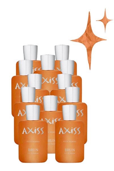 trı 12 Pieces Axiss Pour Homme Brun Perfume 100ML