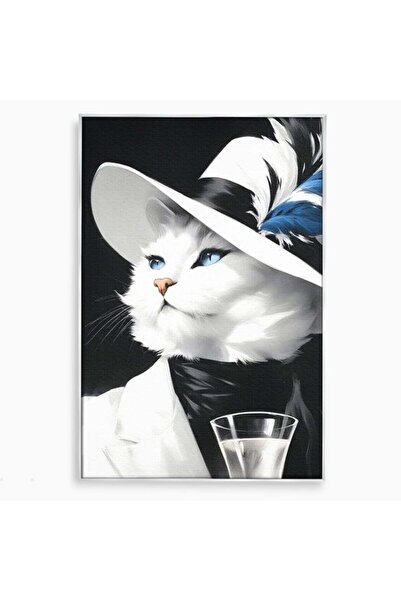 Luxcanva Tablou Canvas Sampanie si Carisma 70x100 cm cu Rama Argintiu Sampani...